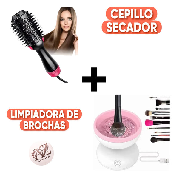COMBO CEPILLO + LAVADORA BROCHAS